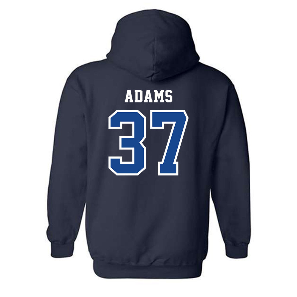 Creighton - NCAA Baseball : JT Adams - Classic Shersey Hooded Sweatshirt-1