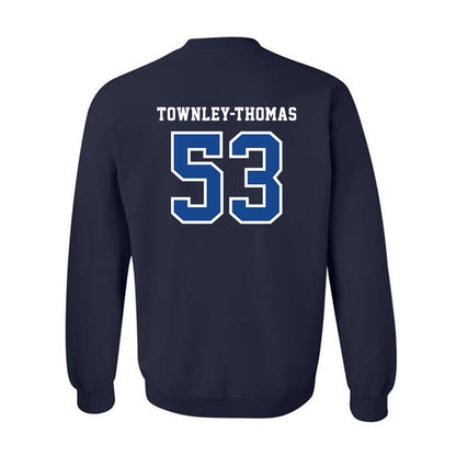 Creighton - NCAA Men's Basketball : Joshua Townley-Thomas - Classic Shersey Crewneck Sweatshirt-1