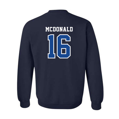 Creighton - NCAA Baseball : John McDonald - Classic Shersey Crewneck Sweatshirt-1