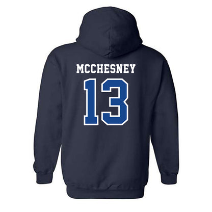 Creighton - NCAA Men's Basketball : Liam Mcchesney - Classic Shersey Hooded Sweatshirt-1