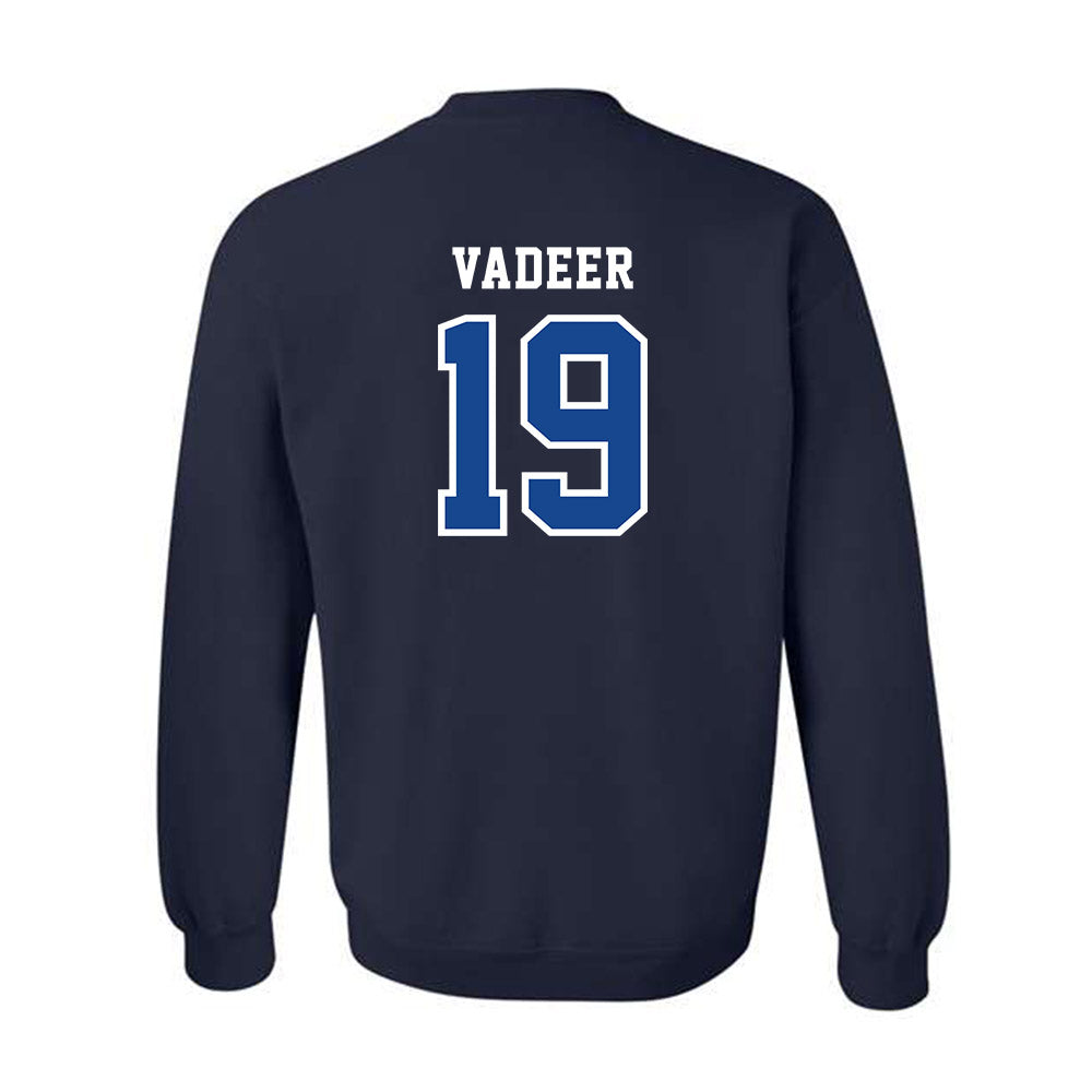 Creighton - NCAA Baseball : Hunter VaDeer - Classic Shersey Crewneck Sweatshirt-1