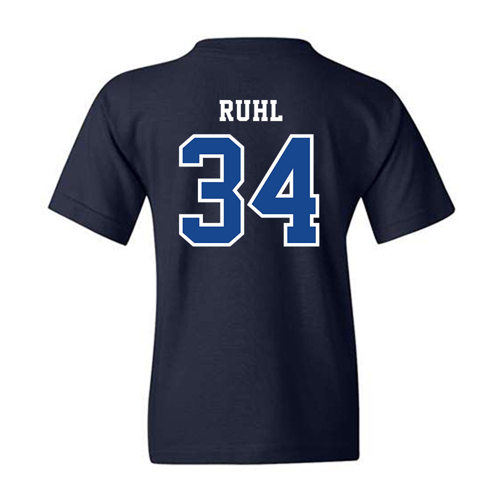 Creighton - NCAA Baseball : Jakob Ruhl - Classic Shersey Youth T-Shirt-1