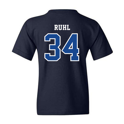 Creighton - NCAA Baseball : Jakob Ruhl - Classic Shersey Youth T-Shirt-1
