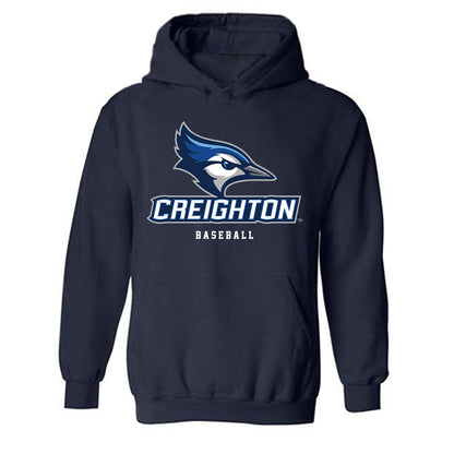 Creighton - NCAA Baseball : Brody Shinkle - Classic Shersey Hooded Sweatshirt-0