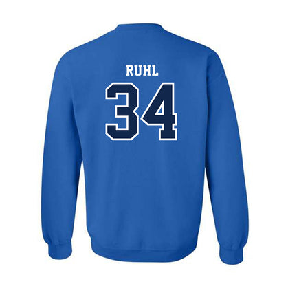 Creighton - NCAA Baseball : Jakob Ruhl - Classic Shersey Crewneck Sweatshirt-1