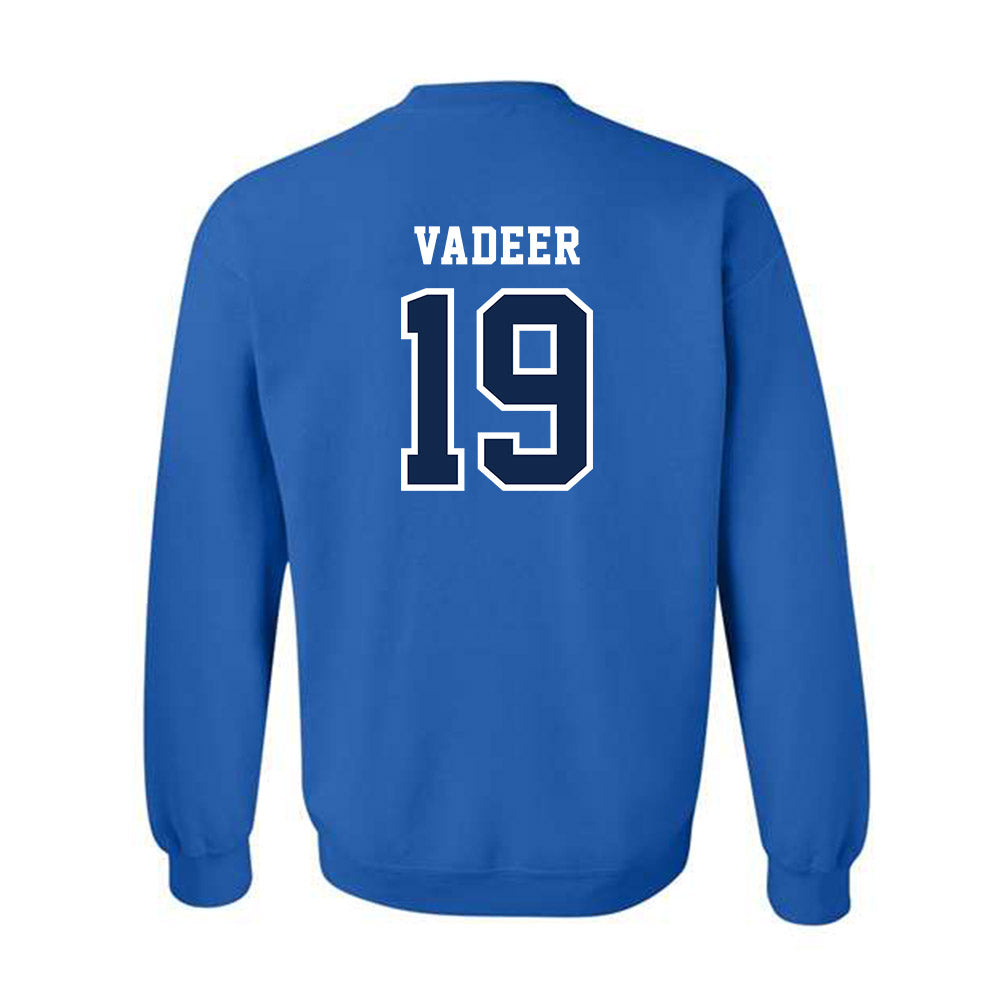 Creighton - NCAA Baseball : Hunter VaDeer - Classic Shersey Crewneck Sweatshirt-1