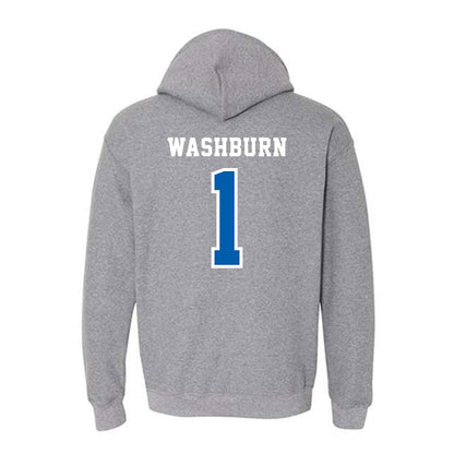 Creighton - NCAA Baseball : Joe Washburn - Classic Shersey Hooded Sweatshirt-1