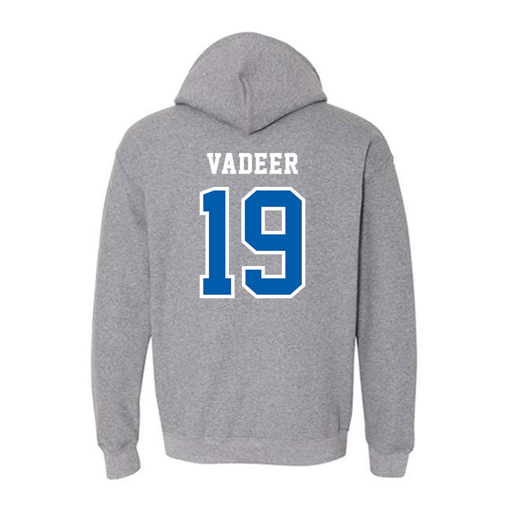 Creighton - NCAA Baseball : Hunter VaDeer - Classic Shersey Hooded Sweatshirt-1