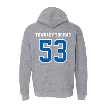 Creighton - NCAA Men's Basketball : Joshua Townley-Thomas - Classic Shersey Hooded Sweatshirt-1