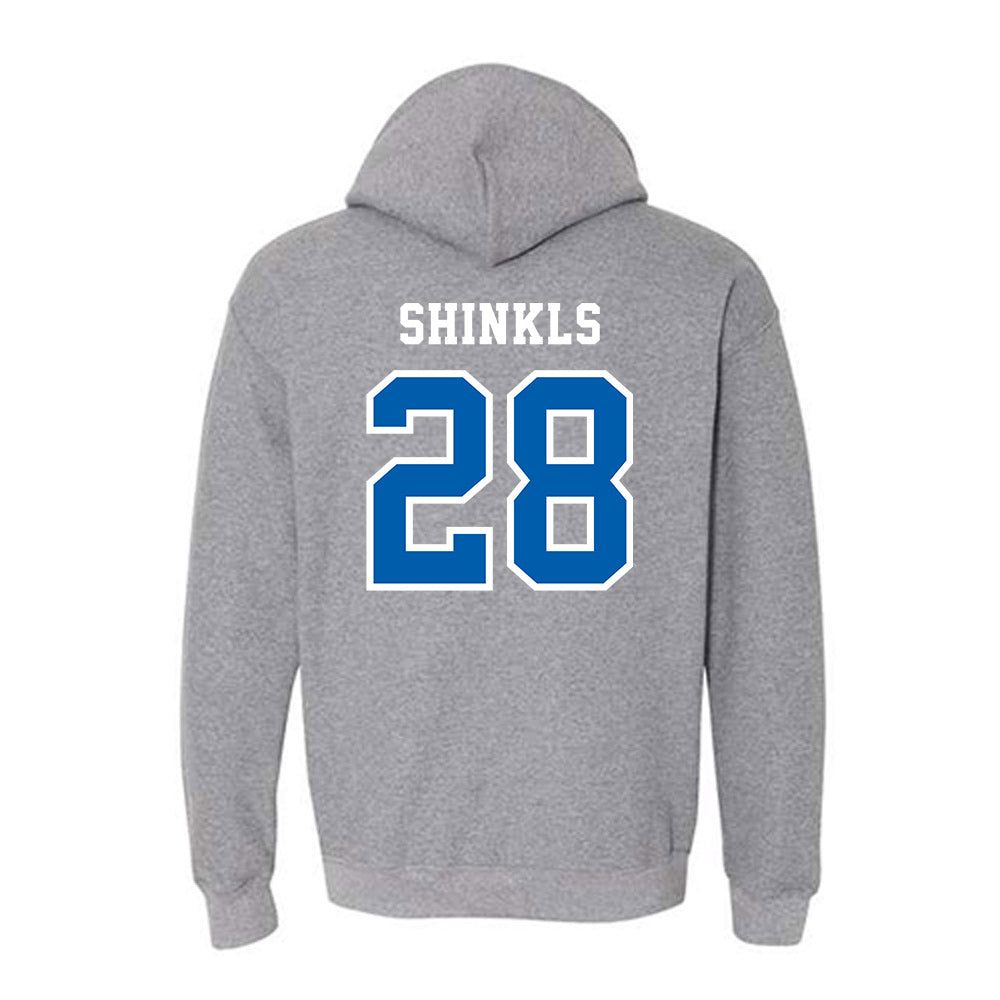 Creighton - NCAA Baseball : Brody Shinkls - Classic Shersey Hooded Sweatshirt-1