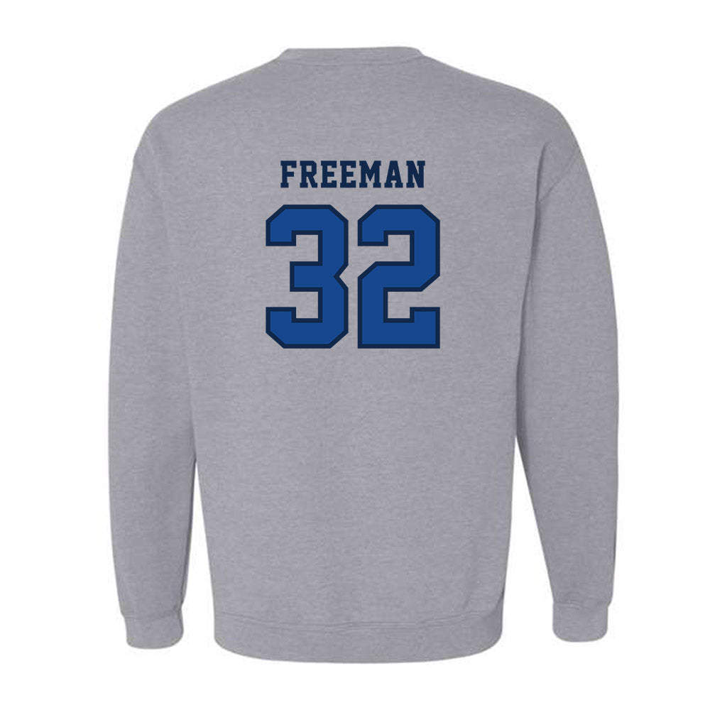 Creighton - NCAA Men's Basketball : Owen Freeman - Classic Shersey Crewneck Sweatshirt-1