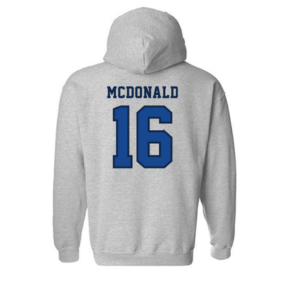 Creighton - NCAA Baseball : John McDonald - Classic Shersey Hooded Sweatshirt-1