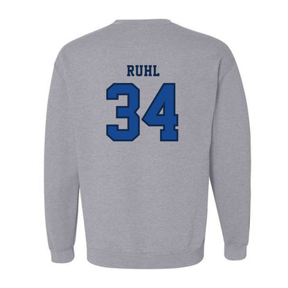 Creighton - NCAA Baseball : Jakob Ruhl - Classic Shersey Crewneck Sweatshirt-1