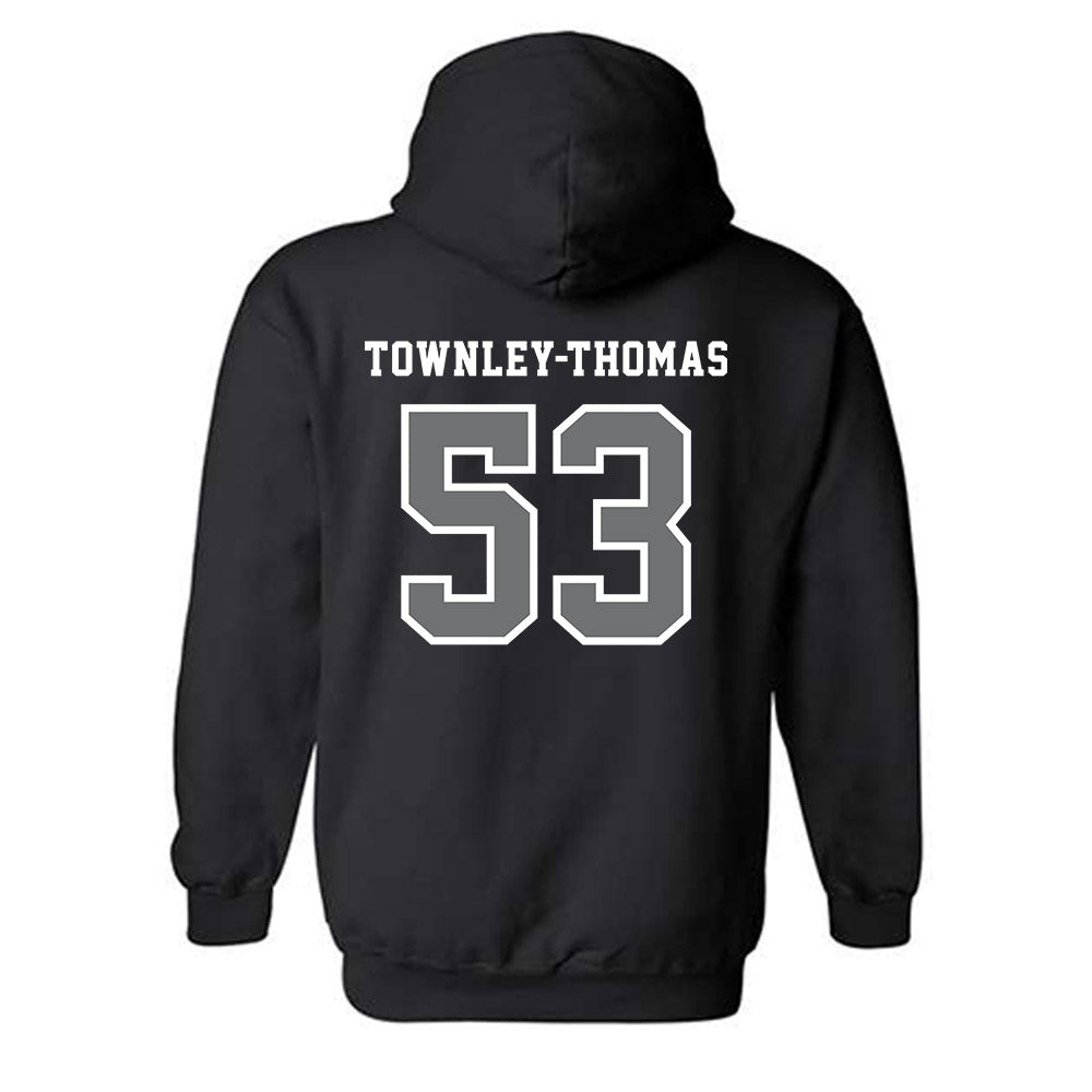 Creighton - NCAA Men's Basketball : Joshua Townley-Thomas - Classic Shersey Hooded Sweatshirt-1