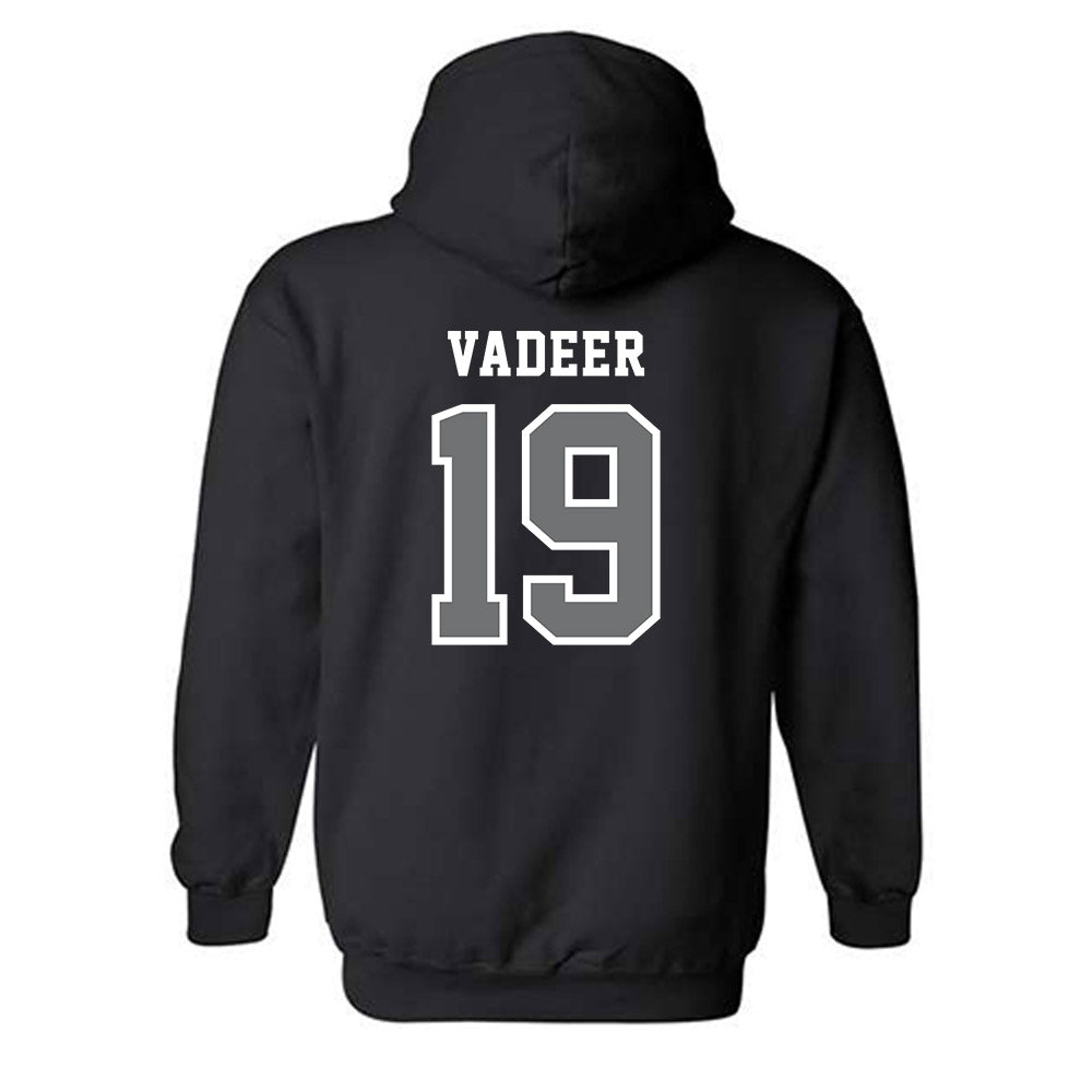 Creighton - NCAA Baseball : Hunter VaDeer - Classic Shersey Hooded Sweatshirt-1