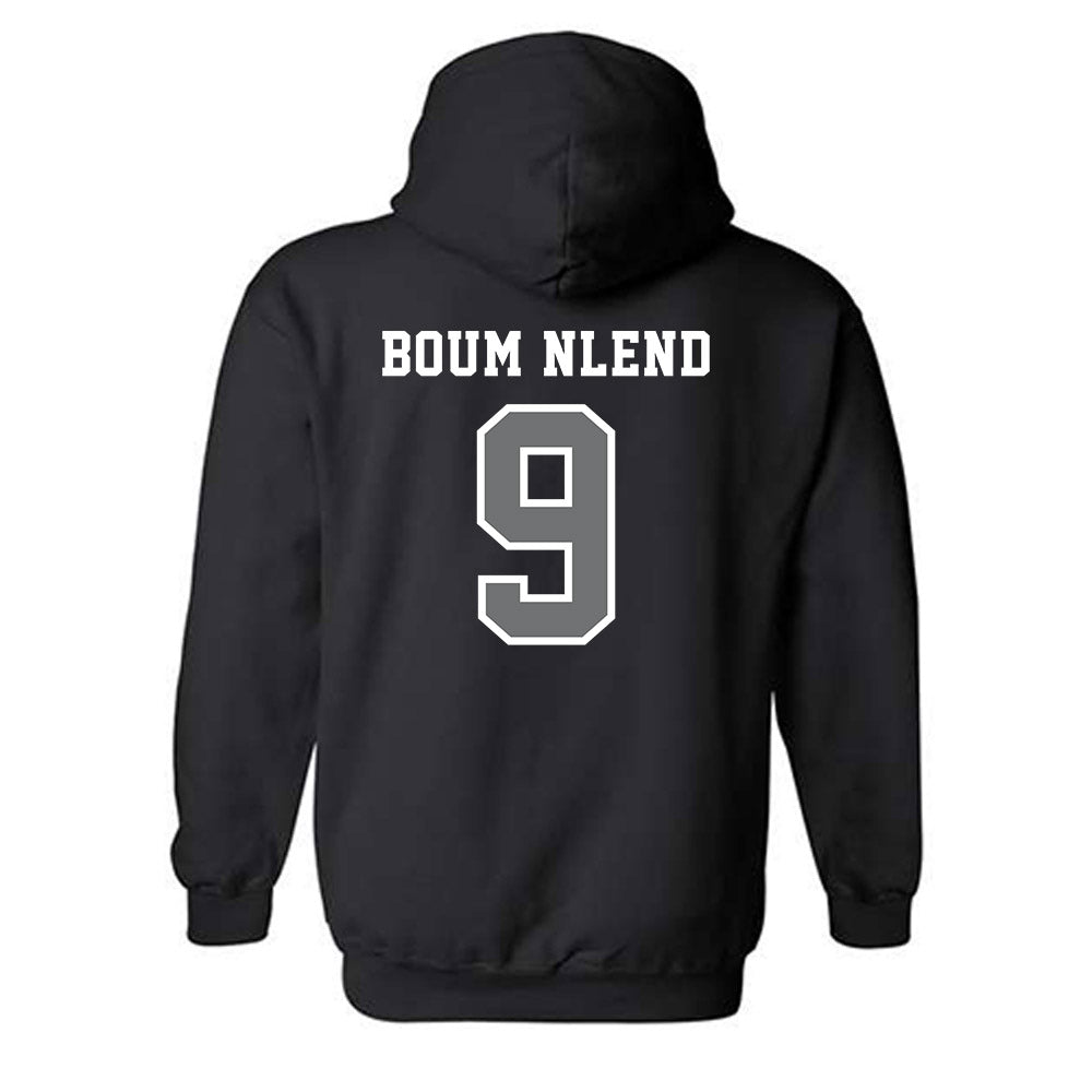 Creighton - NCAA Men's Soccer : Amos Boum Nlend - Classic Shersey Hooded Sweatshirt-1