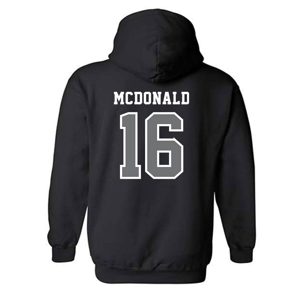 Creighton - NCAA Baseball : John McDonald - Classic Shersey Hooded Sweatshirt-1