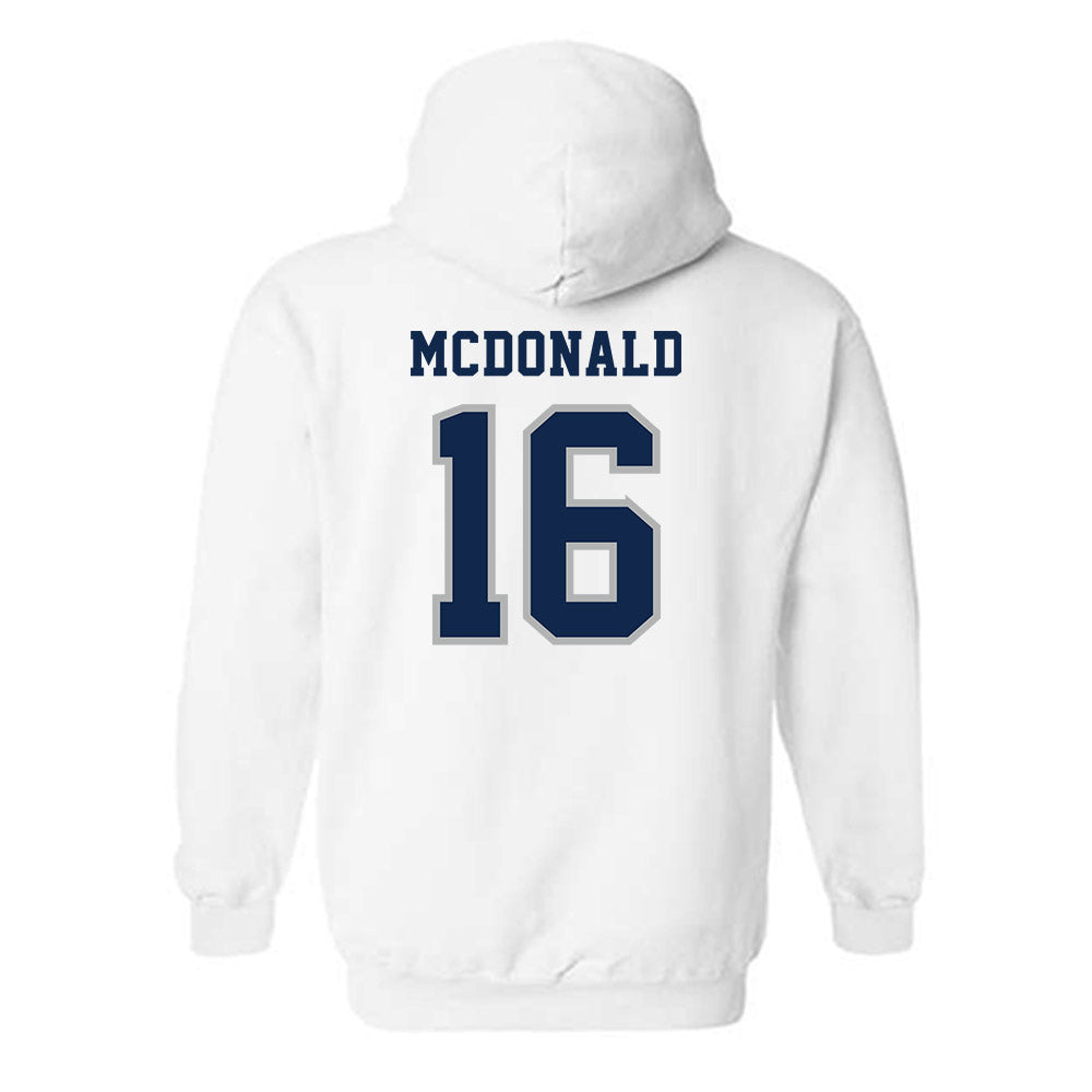 Creighton - NCAA Baseball : John McDonald - Classic Shersey Hooded Sweatshirt-1