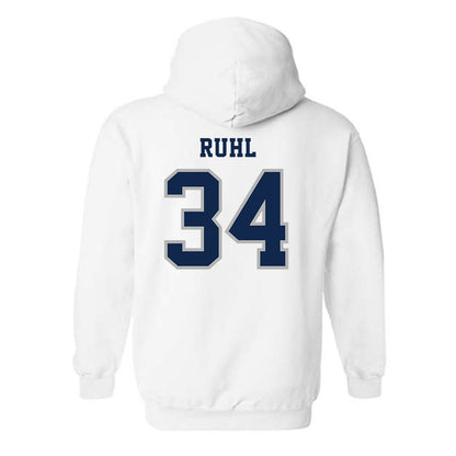 Creighton - NCAA Baseball : Jakob Ruhl - Classic Shersey Hooded Sweatshirt-1