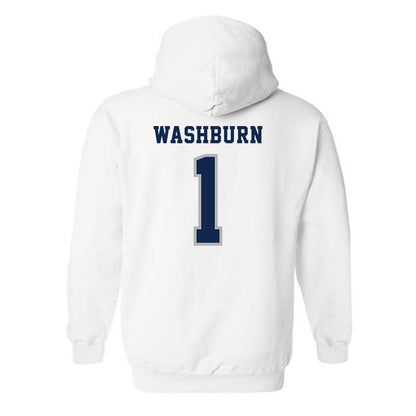 Creighton - NCAA Baseball : Joe Washburn - Classic Shersey Hooded Sweatshirt-1
