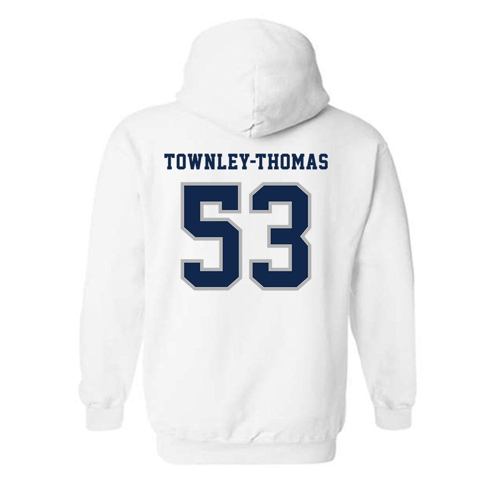 Creighton - NCAA Men's Basketball : Joshua Townley-Thomas - Classic Shersey Hooded Sweatshirt-1