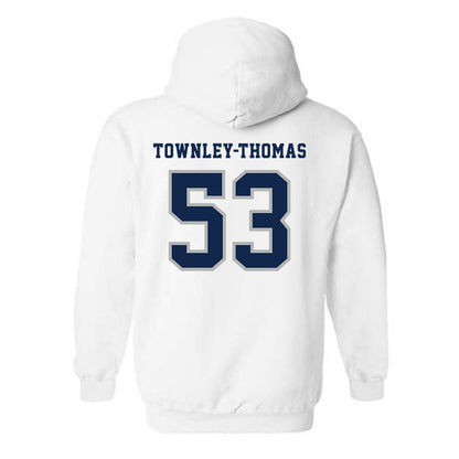 Creighton - NCAA Men's Basketball : Joshua Townley-Thomas - Classic Shersey Hooded Sweatshirt-1