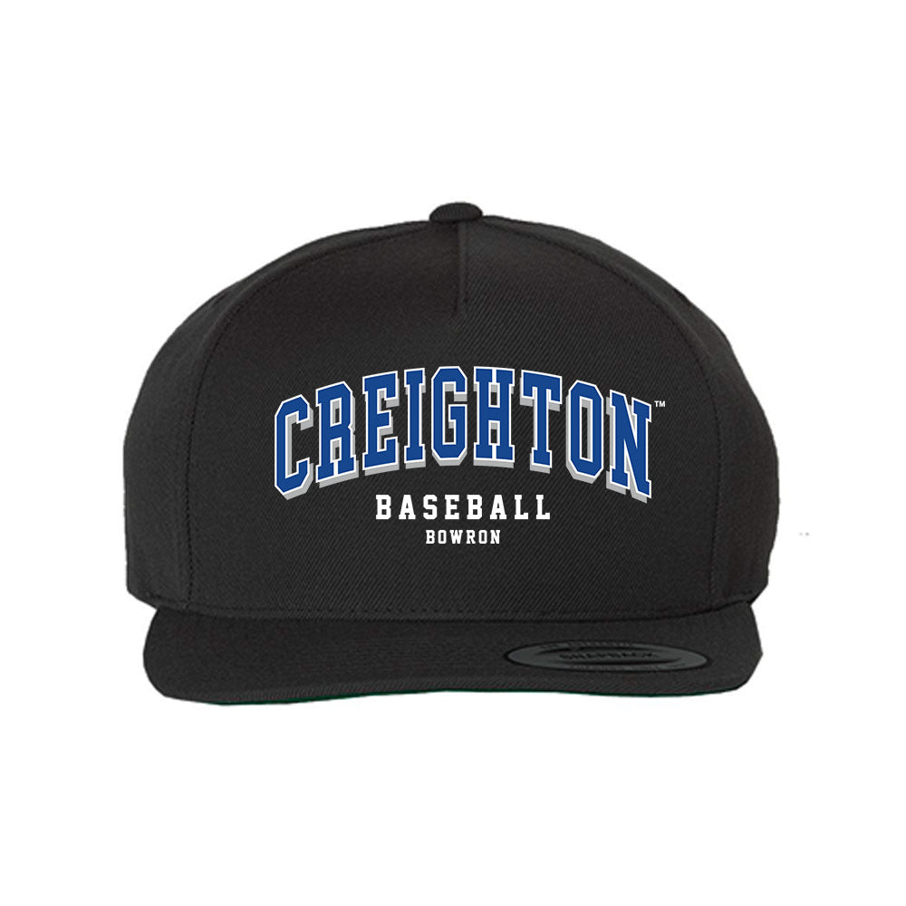 Creighton - NCAA Baseball : Nick Bowron - Snapback Hat-0