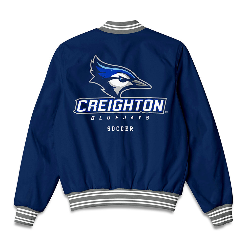 Creighton - NCAA Men's Soccer : Ange Gbe - Bomber Jacket-1