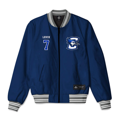 Creighton - NCAA Women's Volleyball : Ivy Leuck - Bomber Jacket-0