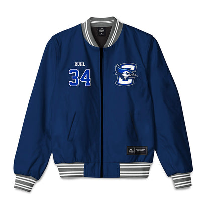 Creighton - NCAA Baseball : Jakob Ruhl - Bomber Jacket-0