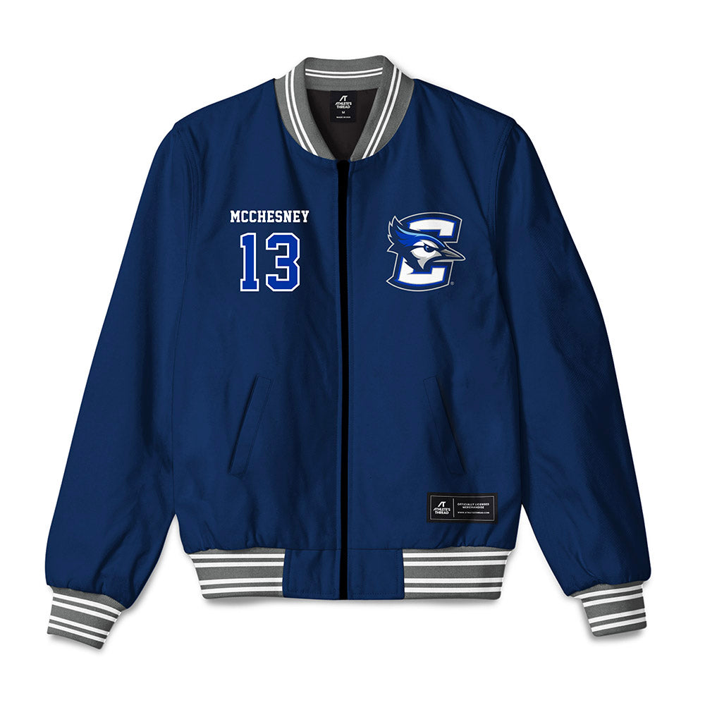 Creighton - NCAA Men's Basketball : Liam Mcchesney - Bomber Jacket-0