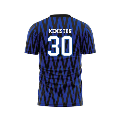 Creighton - NCAA Men's Soccer : Brandon Keniston - Blue Soccer Jersey-1