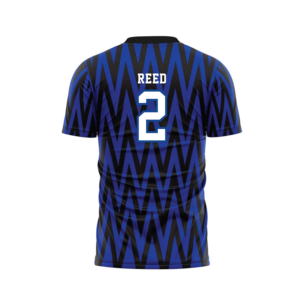 Creighton - NCAA Men's Soccer : Matthew Reed - Blue Soccer Jersey-1