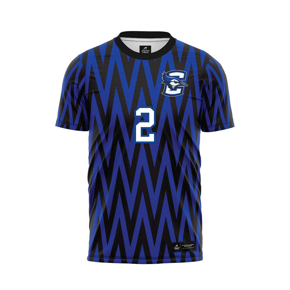 Creighton - NCAA Men's Soccer : Matthew Reed - Blue Soccer Jersey-0