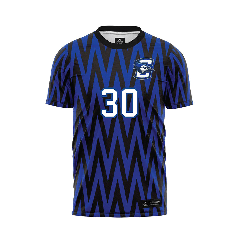 Creighton - NCAA Men's Soccer : Brandon Keniston - Blue Soccer Jersey-0