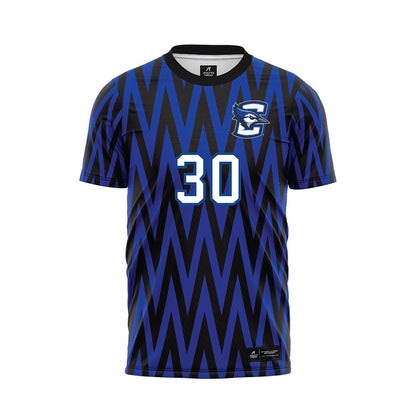 Creighton - NCAA Men's Soccer : Brandon Keniston - Blue Soccer Jersey-0