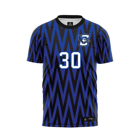 Creighton - NCAA Men's Soccer : Brandon Keniston - Blue Soccer Jersey-0