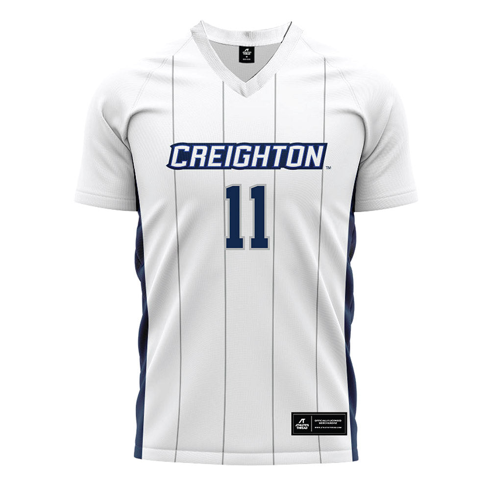 Creighton - NCAA Women's Soccer : Tejia Powell - White Soccer Jersey-0