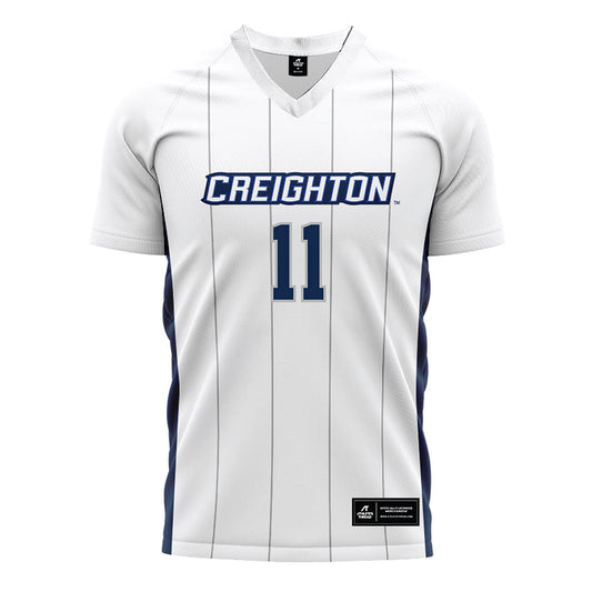 Creighton - NCAA Women's Soccer : Tejia Powell - White Soccer Jersey-0