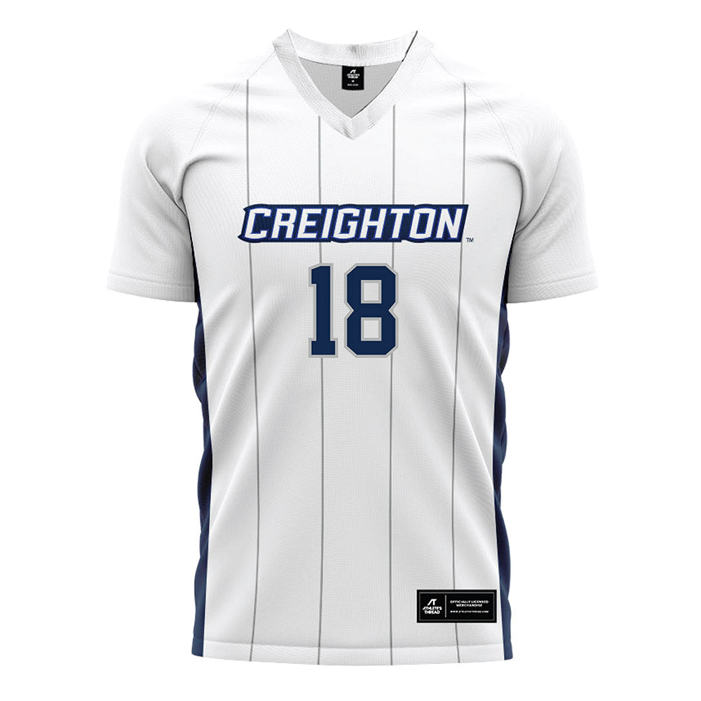 Creighton - NCAA Women's Soccer : Kennedy Moore - White Soccer Jersey-0