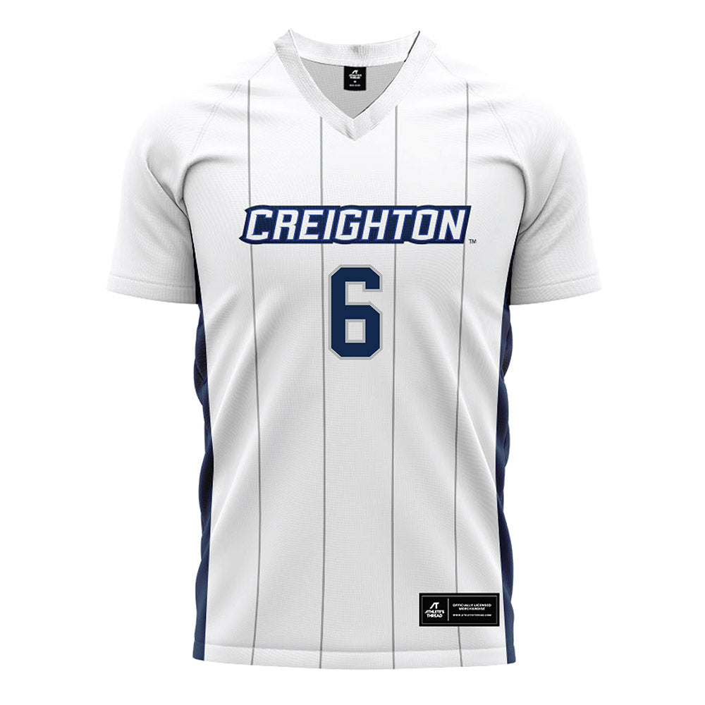 Creighton - NCAA Women's Soccer : Tori Gillis - White Soccer Jersey-0