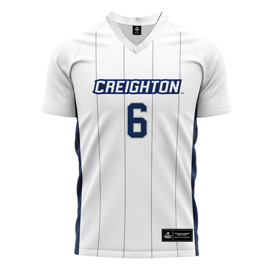 Creighton - NCAA Women's Soccer : Tori Gillis - White Soccer Jersey-0