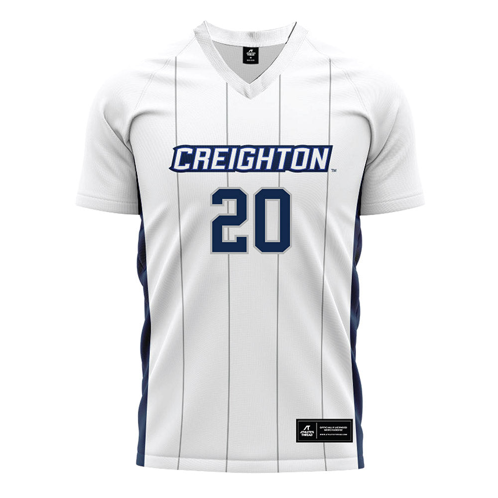 Creighton - NCAA Women's Soccer : Kelis Brown - White Soccer Jersey-0