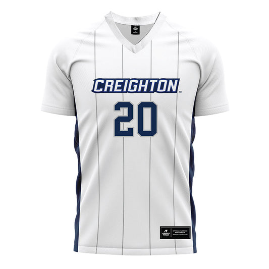 Creighton - NCAA Women's Soccer : Kelis Brown - White Soccer Jersey-0