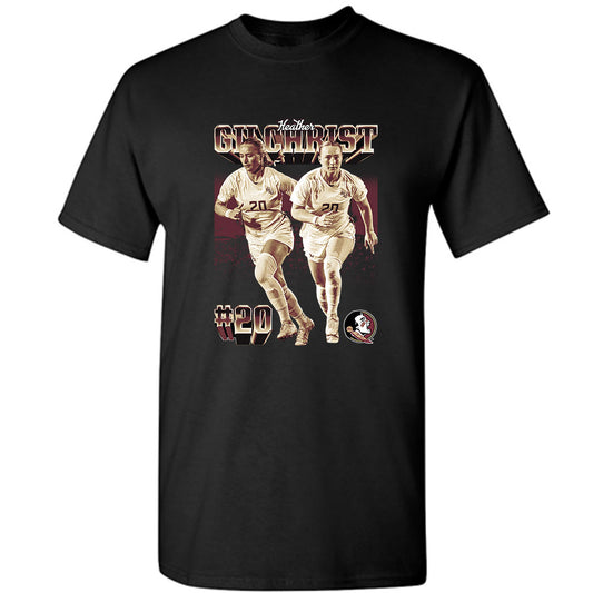 FSU - NCAA Women's Soccer : Heather Gilchrist - Player Collage T-Shirt-0