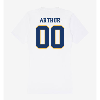 Canisius - NCAA Women's Lacrosse : Adriana Arthur - Women's V-Neck T-Shirt-1