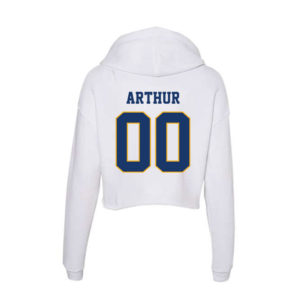 Canisius - NCAA Women's Lacrosse : Adriana Arthur - Women's Crop Fleece Hoodie-1