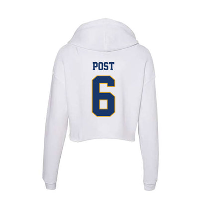 Canisius - NCAA Softball : Abigail Post - Women's Crop Fleece Hoodie-1