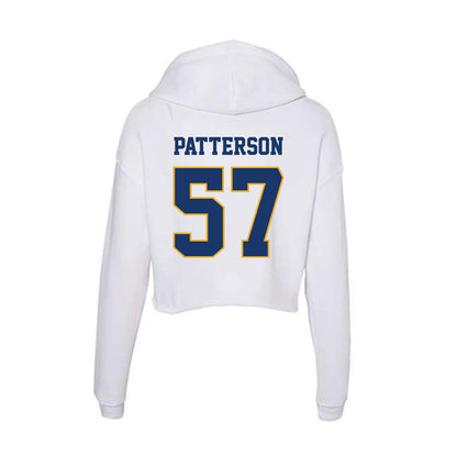 Canisius - NCAA Men's Ice Hockey : Carter Patterson - Women's Crop Fleece Hoodie-1