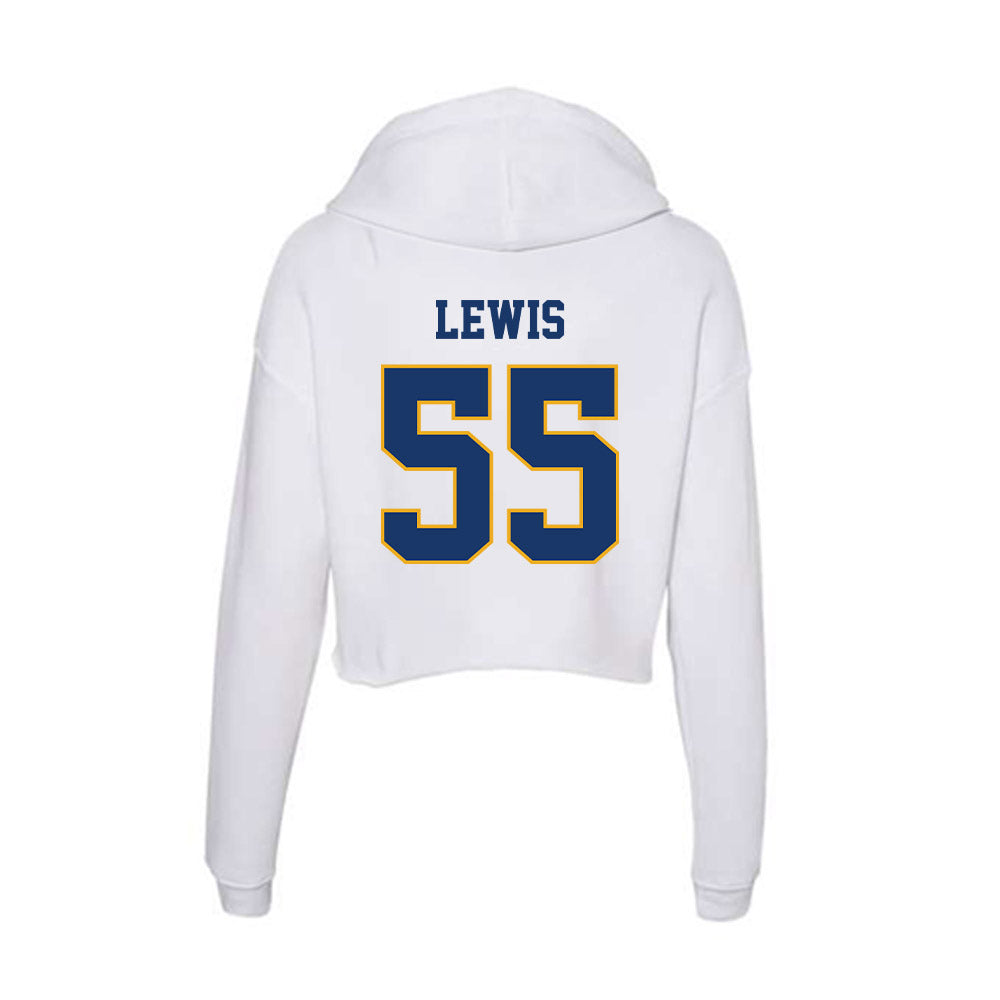 Canisius - NCAA Men's Lacrosse : Beck Lewis - Women's Crop Fleece Hoodie-1